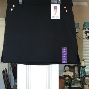 Rafaella Black Women’s Comfort Skort